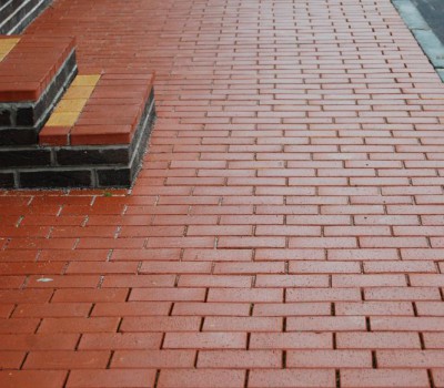 Тротуарная клинкерная брусчатка Керамейя БрукКерам Рубин, 200*100*45 мм