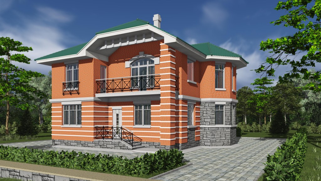 Облицовочный пустотелый, М-150,85x250x65, красный, Керма