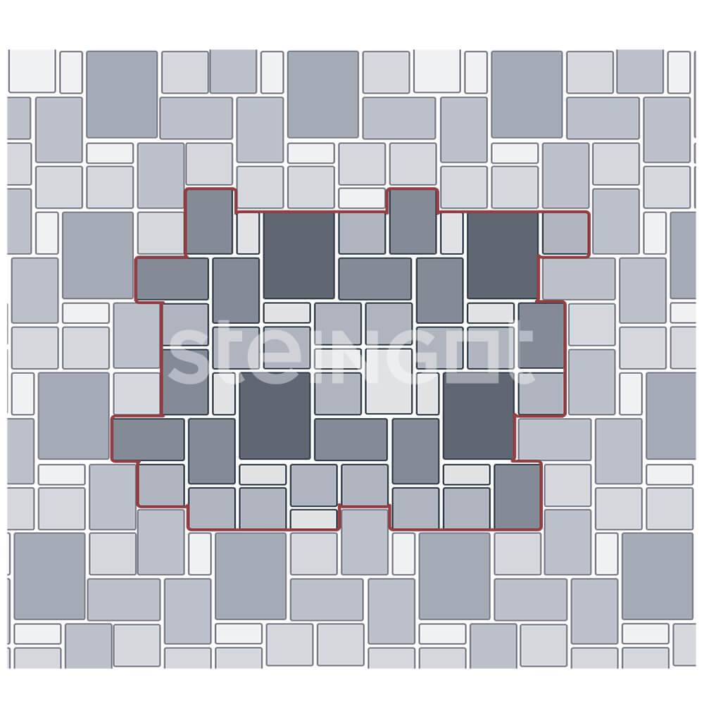 Тротуарная плитка Бавария "Rosa Sardo" 60мм, STEINGOT