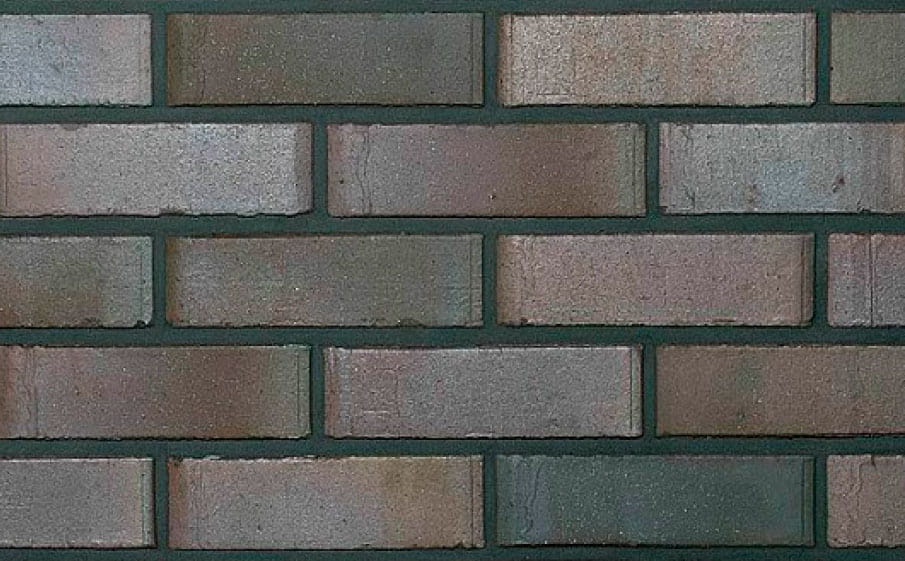 Клинкерный кирпич Roben Accum blau-braun, полнотелый, гладкий, 210*100*52 мм