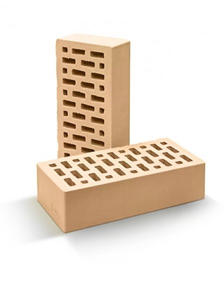 Облицовочный пустотелый, М-150,120x250x65, желтый, Верхневолжский КЗ