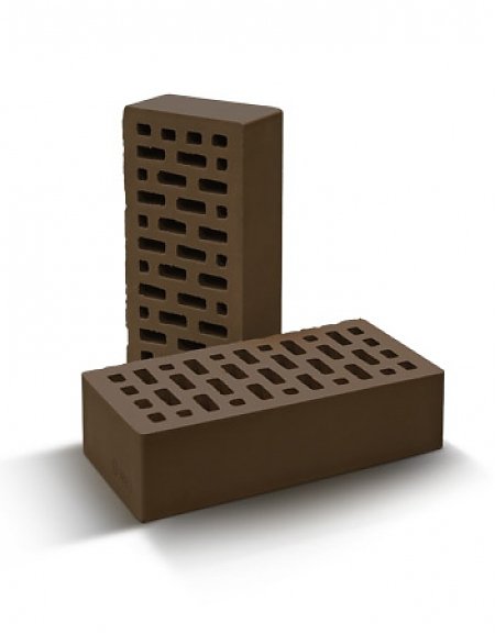 Облицовочный пустотелый, М-150,120x250x65, коричневый, Верхневолжский КЗ